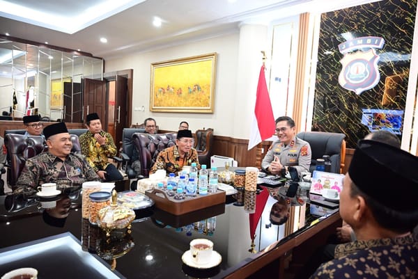Bertemu MUI, Kapolda Jambi Perkuat Sinergi Cegah Radikalisme