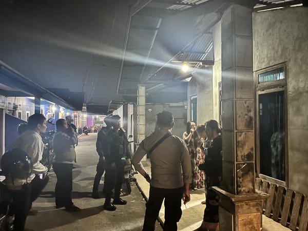 Aparat Kepolisian Amankan Lokasi Keributan di Pontianak Timur