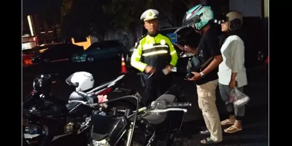 Balap Liar dan Knalpot Brong Ditertibkan Satlantas Polres Karanganyar di Sepanjang Jalan Lawu