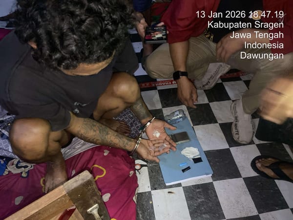 Satresnarkoba Polres Sragen Tangkap Pengedar Sabu dari Masaran