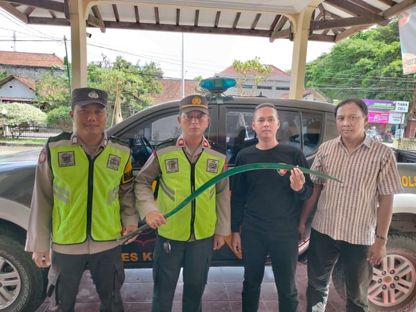 Polsek Karanganyar Amankan Empat Remaja Diduga Hendak Tawuran