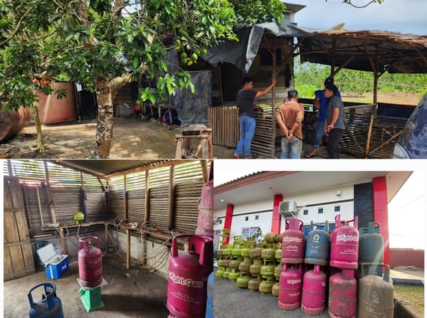 Terbongkar! LPG Subsidi Dioplos Berbulan-bulan, Ditreskrimsus Polda Babel Bertindak