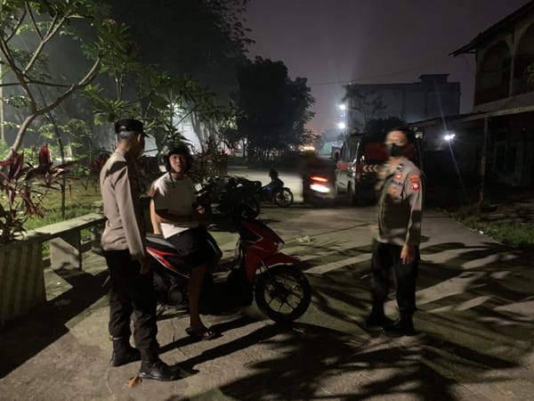 Cegah Balap Liar, Polsek Pontianak Utara Perketat Patroli di Taman Parit Nanas