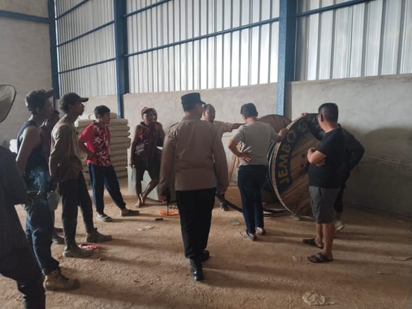 Enggang Polsek Pontianak Timur Selidiki Kasus Pencurian Kabel Listrik