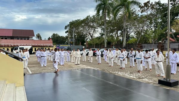85 Personel Polresta Pontianak Ikuti Ujian Bela Diri Kenaikan Pangkat TMT 1 Juli 2026