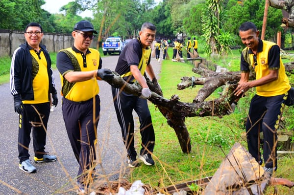 Libatkan Ribuan Personel, Polda Jambi Gelar Aksi Korve Massal Serentak