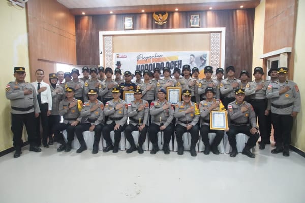 Aksi Kemanusiaan di Aceh Tamiang Berbuah Penghargaan dari Kapolda Aceh