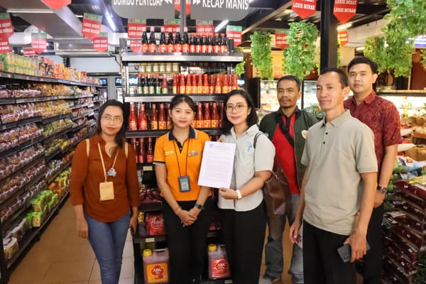 Stabilkan Harga 14 Bahan Pokok Jelang Hari Raya, Satgas Saber Pangan Polda Bali Gencarkan Sidak Pasar