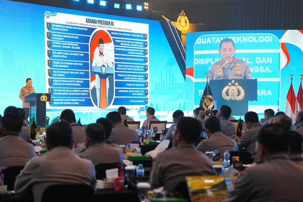Rapim Polri 2026, Kapolri Tegaskan Polri All Out Kawal Program Pemerintah