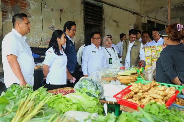Satgas Saber Pangan Polda Bali Sidak Pasar, Harga Cabai Kriting Masih Tinggi