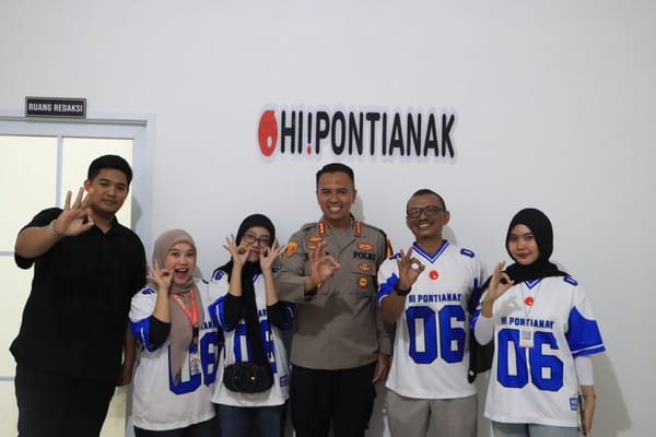 Kapolresta Pontianak Bangun Komunikasi Digital Melalui Podcast Live TikTok