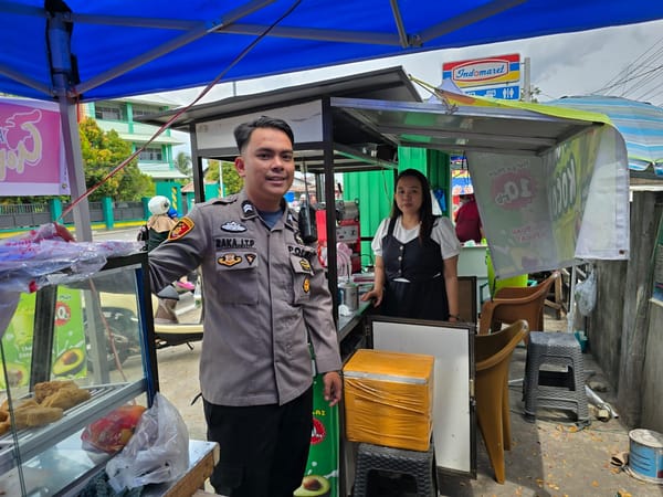 Dari Toko ke Warung Kaki Lima, Polisi Ajak Warga Bersatu Jaga Keamanan Lingkungan