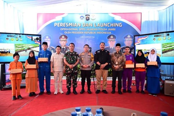 Wakapolda Jambi Hadiri Peresmian SPPG Jambi Timur, Perkuat Dukungan untuk Program MBG