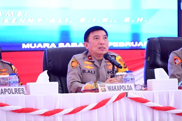 Beri Pembinaan Personel, Wakapolda Jambi Soroti Pentingnya Profesionalisme dan Deteksi Dini Konflik