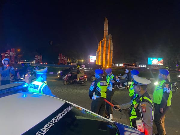 Patroli Tengah Malam Digelar, Knalpot Brong Jadi Target Utama Polisi Pontianak