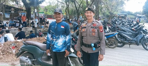 Patroli Enggang Beri Rasa Aman Peserta Lomba Mancing di Pontianak Kota