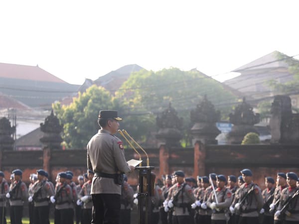 Wakapolda Bali Pimpin Upacara Hari Kesadaran Nasional 2026, Tekankan Polisi Tegas dan Humanis