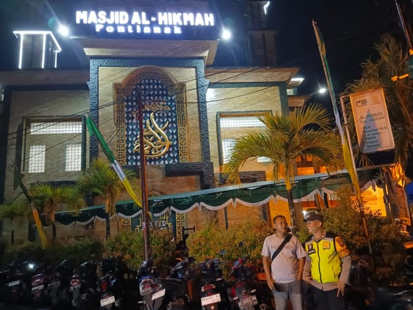 Ramadan 1447 H Dimulai, Polsek Pontianak Kota Siagakan Personel di Masjid