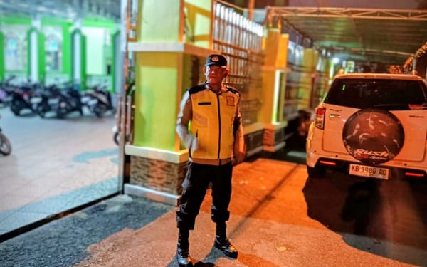 Jaga Kekhusyukan Ramadhan, Polsek Pontianak Kota Siagakan Personel Saat Subuh
