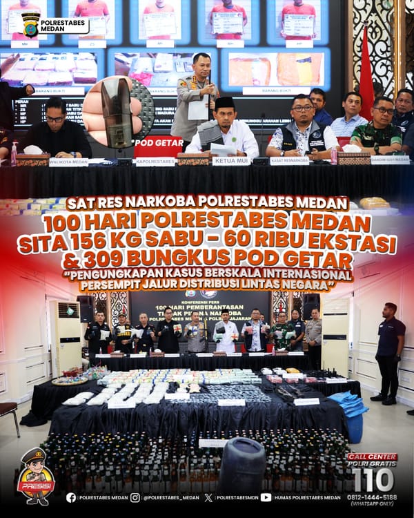 Pod Getar Mengemuka saat 100 Hari Komitmen Pemberantasan Narkoba