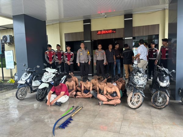 Aksi Cepat Raimas Polda Kalsel Bubarkan Tawuran Remaja di Banjarbaru