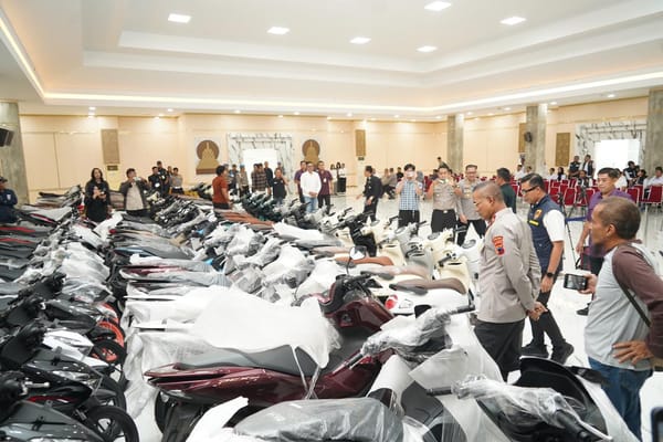 87 Motor Siap ‘Hilang Jejak’ di Bandung Diselamatkan, Otak Sindikat Masih Diburu