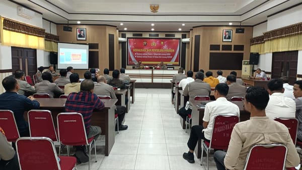 Tingkatkan Pemahaman Personel, Polresta Pontianak Gelar Sosialisasi KUHP dan KUHAP Terbaru