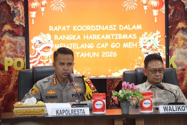Forkopimda Pontianak Kompak! Cap Go Meh Harus Aman, Tertib, dan Harmonis di Tengah Ramadan