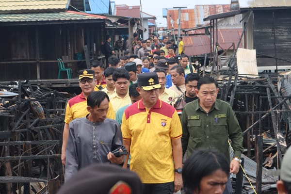 Polda Kalteng Gelar Aksi Bakti Sosial dan Kebersihan di Lokasi Kebakaran Mendawai, Wujud Solidaritas Untuk Indonesia Asri
