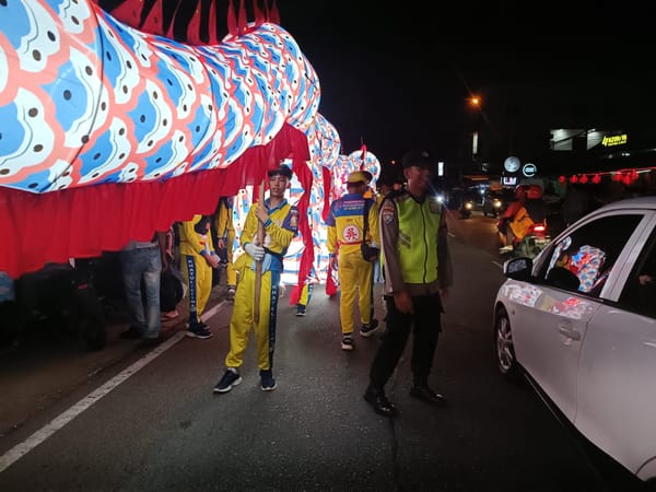 Polisi Siaga Kawal Perayaan Cap Go Meh di Pontianak Selatan