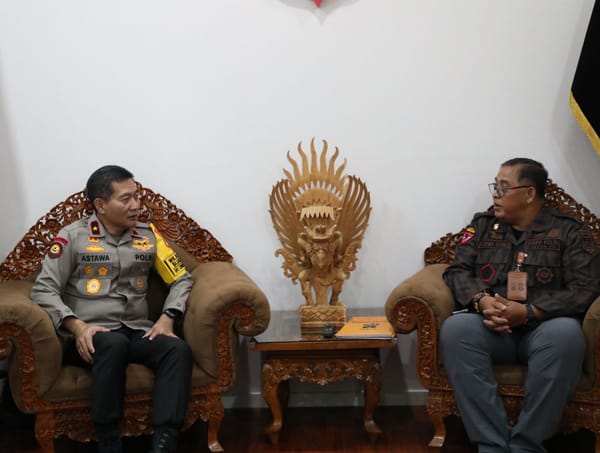 Wakapolda Bali Terima Audensi Dari KBPP Polri Bali