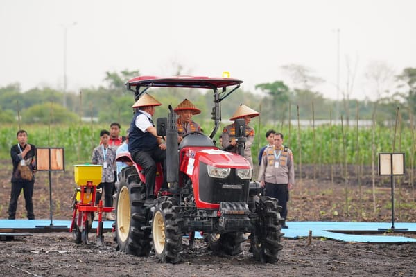 Kapolri Pimpin Tanam Raya Jagung Kuartal I, Dukung Target Swasembada Pangan Nasional