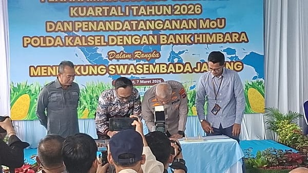 Tanam Jagung Serentak Kuartal I, Polda Kalsel Optimalkan Tanah Laut sebagai Lumbung Jagung Daerah