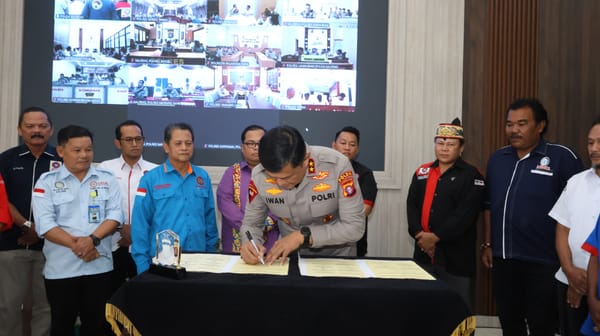 Polda Kalteng Teken MoU dengan Serikat Buruh, Kedepankan Mediasi dalam Penyelesaian Konflik Ketenagakerjaan