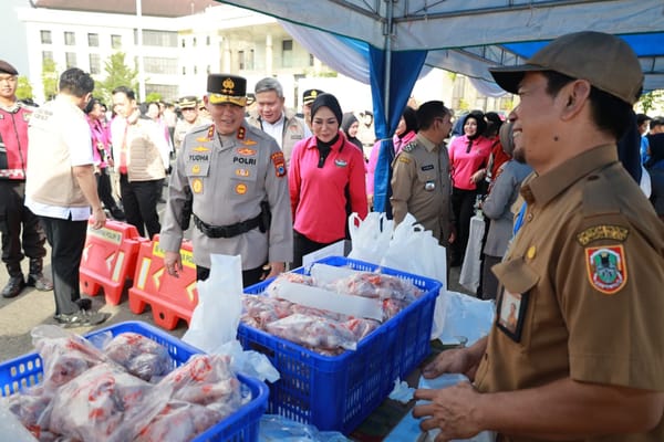 Polda Kalsel Gelar Pasar Murah Jelang Idul Fitri, Jaga Stabilitas Harga Pangan