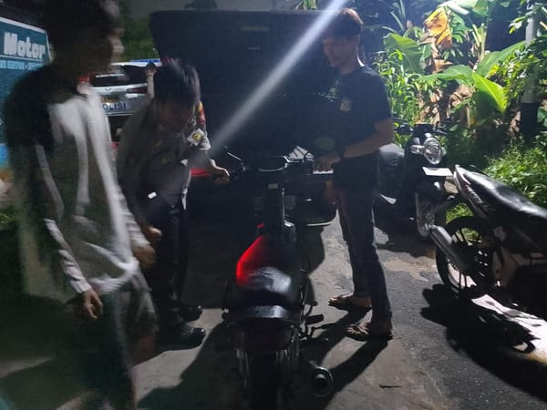 Aktivitas Mencurigakan Diduga Pesta Lem, Polisi Temukan Motor di Lokasi