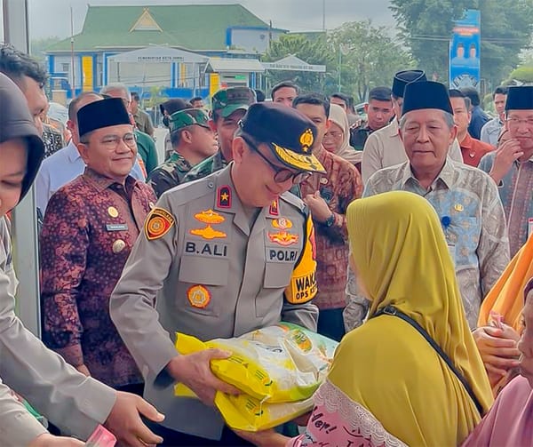 Jelang Idul Fitri, Polda Jambi Salurkan 16,5 Ton Beras Lewat Gerakan Pangan Murah