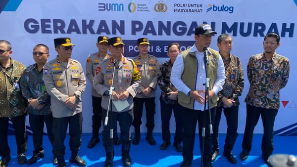 Polri Bersama Bulog Laksanakan Gerakan Pangan Murah Nasional, Jaga Stabilitas dan Ketersediaan Sembako Menjelang Idul Fitri