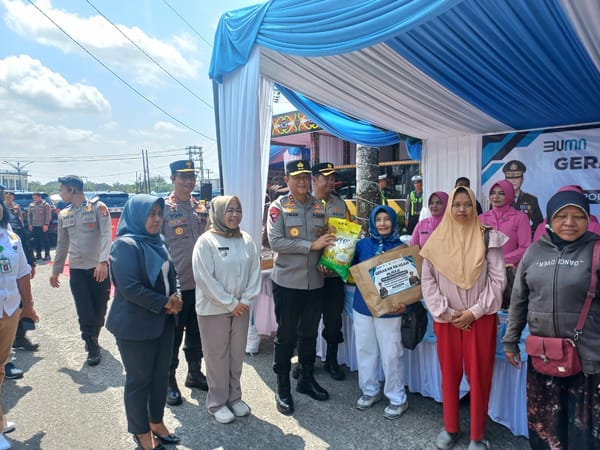 Kapolda Kalteng Apresiasi Gerakan Pangan Murah di Kobar, Tegaskan Komitmen Polri Jaga Harga dan Kesejahteraan Warga