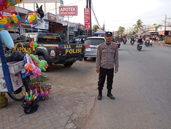 Menjelang Idul Fitri, Polsek Pontianak Utara Intensifkan Patroli Keamanan