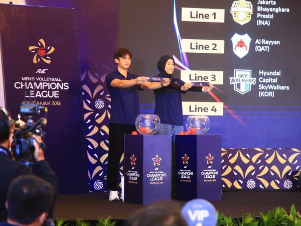 Indonesia Tuan Rumah AVC Men’s Champions League 2026 di Pontianak, Momentum Baru Voli Asia
