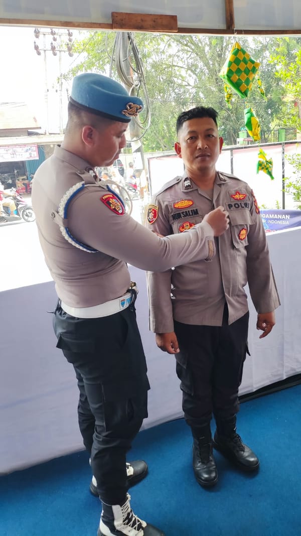 Pengawasan Diperketat, Propam Lakukan Pengecekan Personel di 7 Pos Pengamanan Lebaran