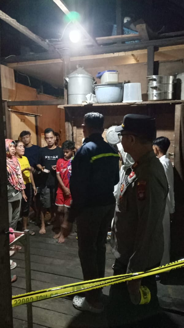 Polsek Pontianak Timur Datangi TKP Dugaan Bunuh Diri, Tim Enggang dan Reskrim Lakukan Penyelidikan