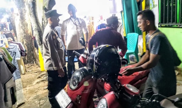 Situasi Malam Dipantau, Pos Pam Kota Baru Aktif Lakukan Patroli Dialogis