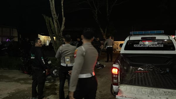 Pos Pam Tanjung Raya Timur 70 Gerak Cepat Tindaklanjuti Laka Lantas di Kawasan Pasar