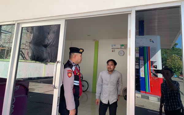 SPBU Dipantau Ketat, Polsek Pontianak Kota Antisipasi Kemacetan dan Panic Buying