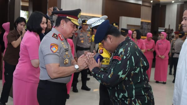Prestasi Polda Kalteng, Kombes Pol Andreas Wayan Wicaksana Naik Pangkat Jadi Brigjen Pol