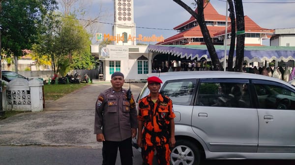 Polresta Pontianak Gelar Personel Amankan Sholat Idul Fitri 1447 H/2026