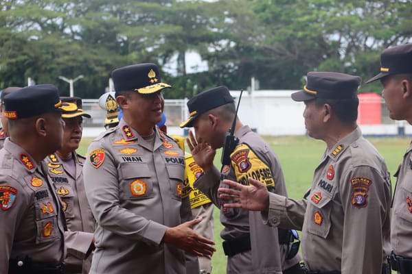 Cek Kesiapan Pospam Idul Fitri 1447 H Polres Barut, Kapolda Kalteng Tegaskan Komitmen Pelayanan Terbaik untuk Masyarakat