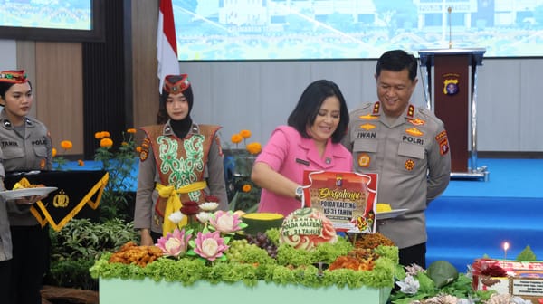 HUT Ke-31 Polda Kalteng Diperingati dengan Syukuran Sederhana